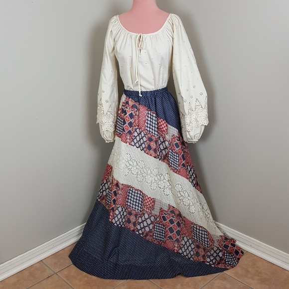 Chessa Davis Tops - VINTAGE STUNNING CHESSA DAVIS BOHO  PEASANT TOP